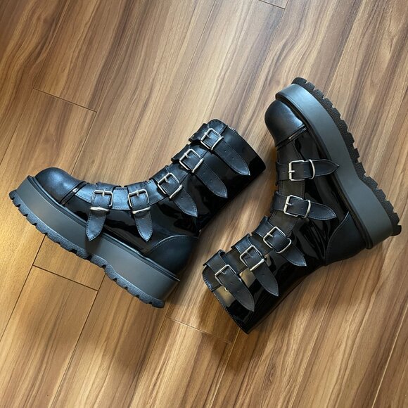 Demonia Slacker 160 boots *altered* - Picture 2 of 6